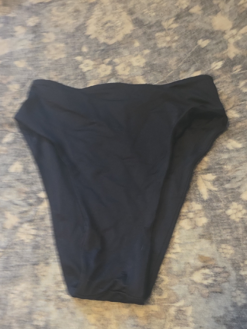 Toluca Black High-Cut Women's Bikini Bottoms